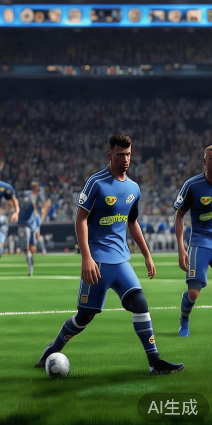 im电竞足球游戏以真实的足球元素为核心，包括逼真的